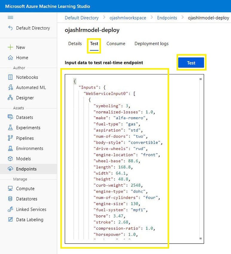 Azure Machine Learning - Model Deployment