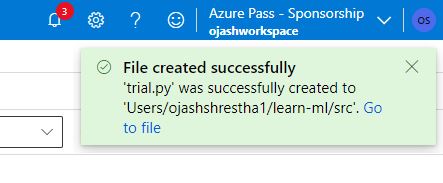 Azure Machine Learning - Writing Python Script In Notebook