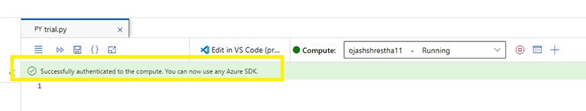 Azure Machine Learning - Writing Python Script In Notebook