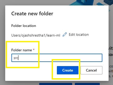 Azure Machine Learning - Writing Python Script In Notebook