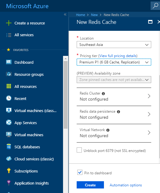 Azure Redis Cache - A Step By Step Demo