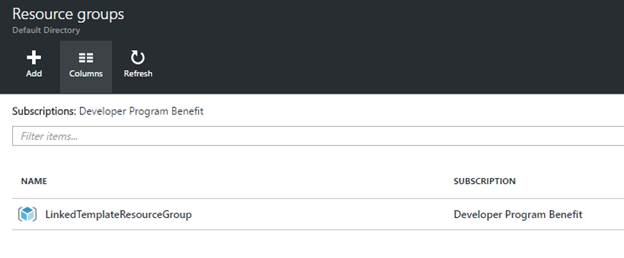 LinkedTemplateResourceGroup