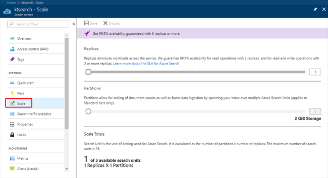 Azure Search - first index