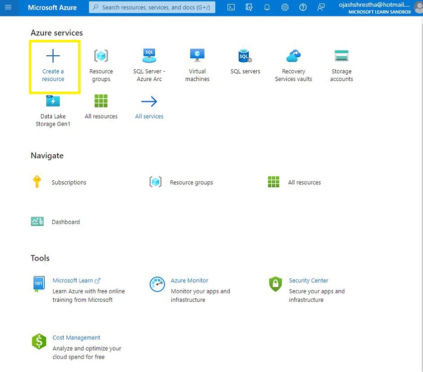 Azure SQL Database - Create Single Serverless Database