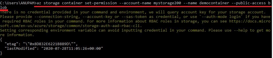 How To Manage Azure Storage Account Using Azure CLI