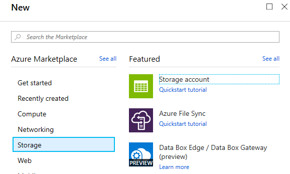 Azure Storage - Tables