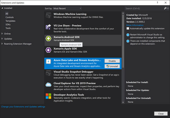 Azure Stream Analytics Job and Tools for Visual Studio