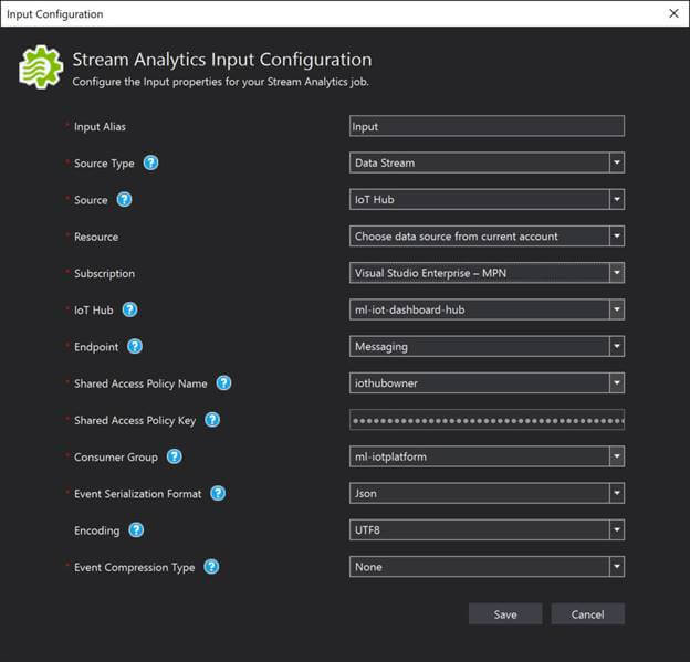 Azure Stream Analytics Job and Tools for Visual Studio
