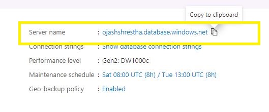 Creating Loading User 