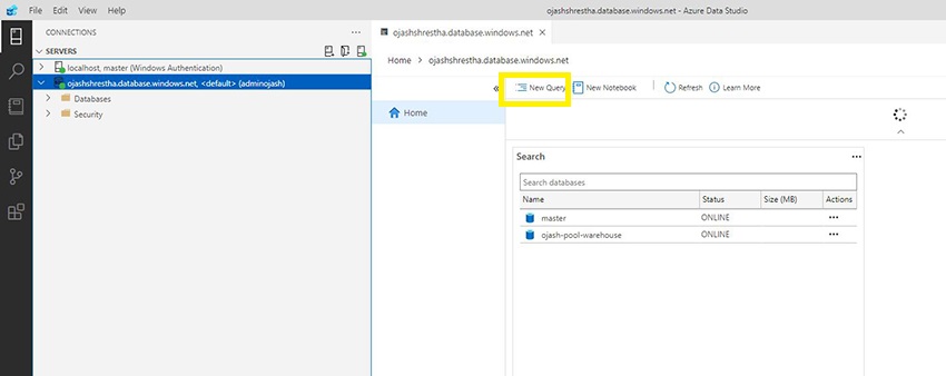 Creating Loading User