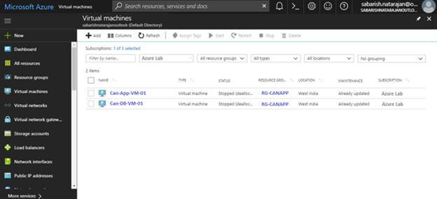 Azure VM migration