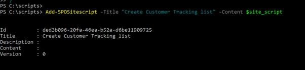 Basic Concepts Of Site Script