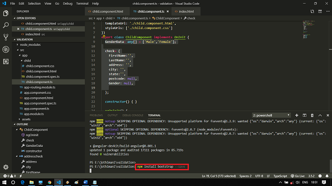Basic Form Design Using Template Driven Method