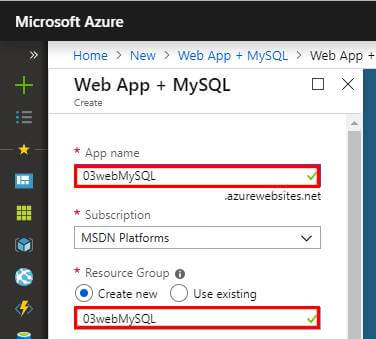 Basic Introduction About Creating Web App Service To Azure Database For MySQL