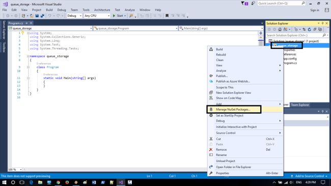 Manage NuGet packages