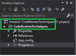 Properly named Solution and Project