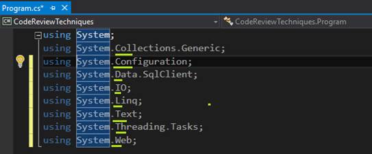 Alphabetically Sorted Using statement