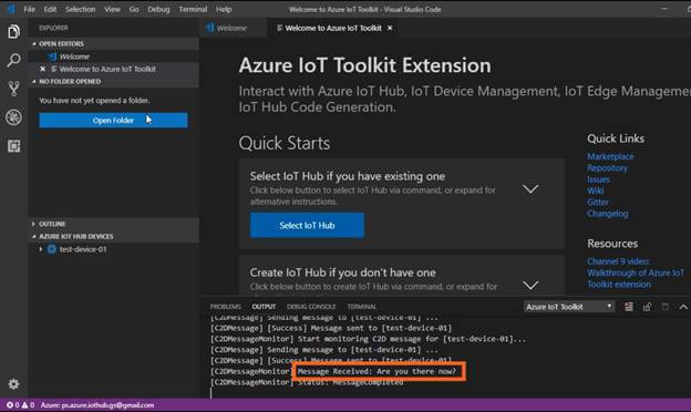 Bidirectional Communication With Azure IoT Hub