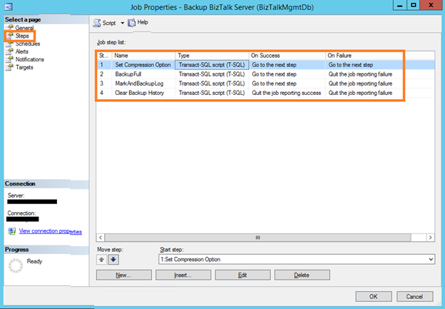 BizTalk SQL Database - Configuration Errors And Resolution