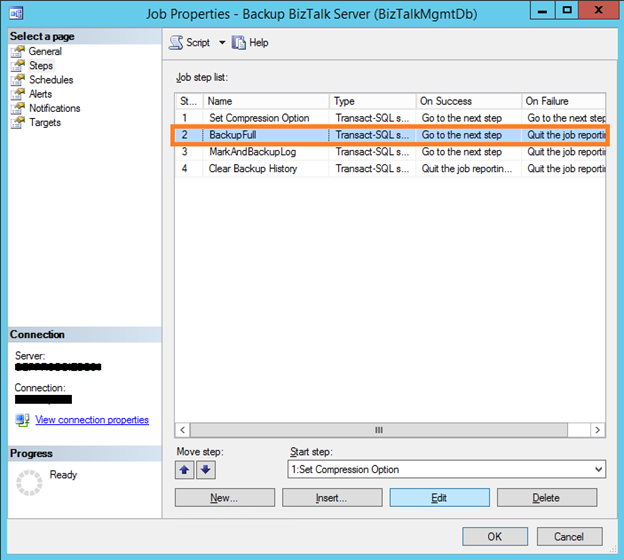 BizTalk SQL Database - Configuration Errors And Resolution