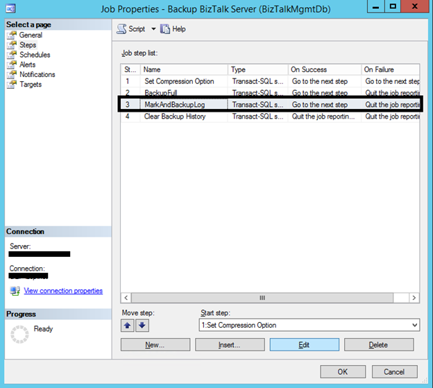 BizTalk SQL Database - Configuration Errors And Resolution