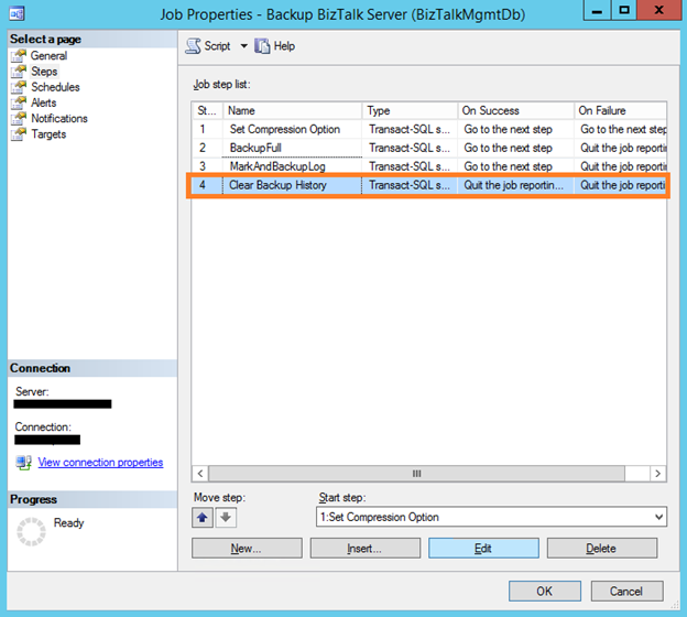 BizTalk SQL Database - Configuration Errors And Resolution