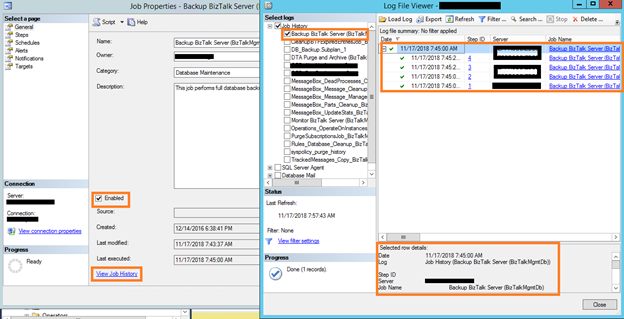 BizTalk SQL Database - Configuration Errors And Resolution