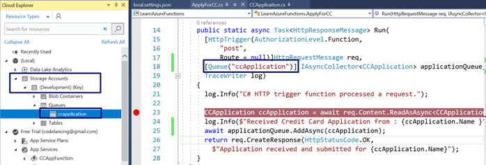 Blob Triggers And Queue Storage Trigger Azure Functions