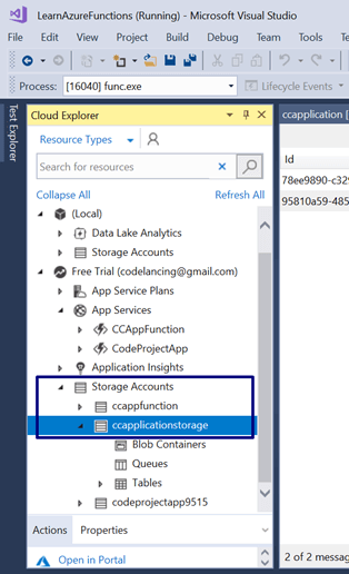 Blob Triggers And Queue Storage Trigger Azure Functions