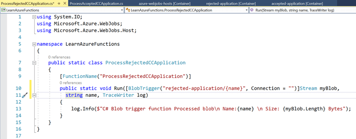 Blob Triggers And Queue Storage Trigger Azure Functions