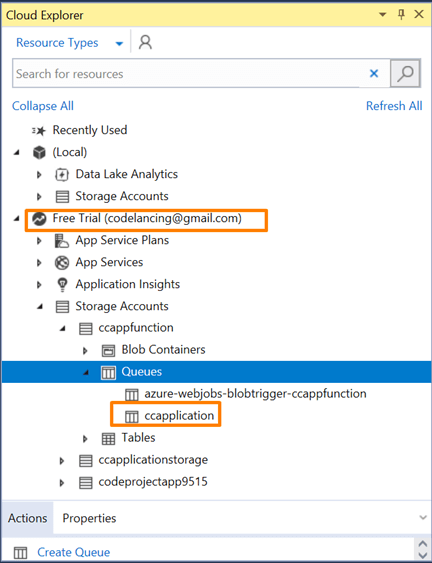 Blob Triggers And Queue Storage Trigger Azure Functions
