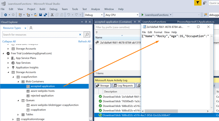Blob Triggers And Queue Storage Trigger Azure Functions