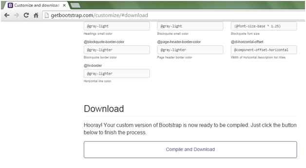 customize CSS of Bootstrap