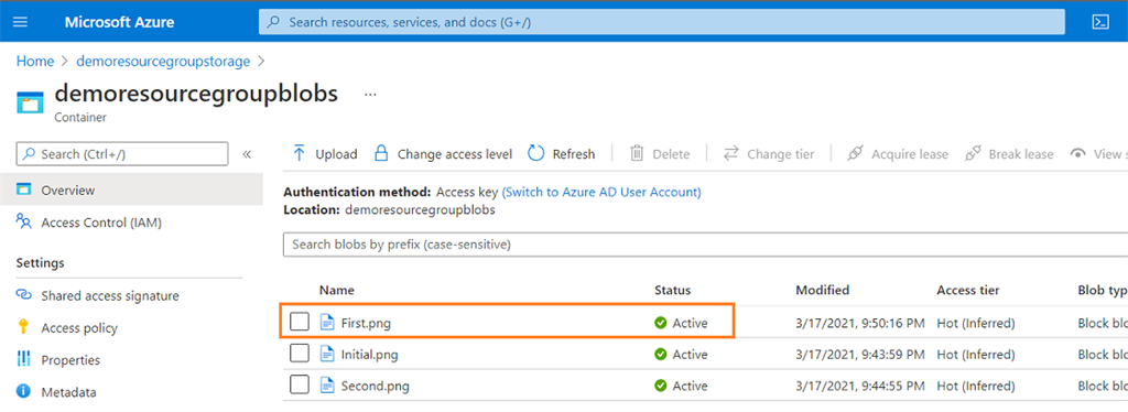Bring Azure Blob Objects Back To Life