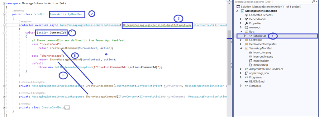 Build Action Based Messaging Extension With Microsoft Teams App