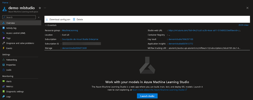 regression model of house renting Azure AutoML
