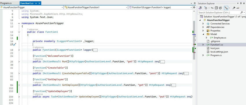Build & Deploy Azure Function Using C# and Integration with Azure SQL