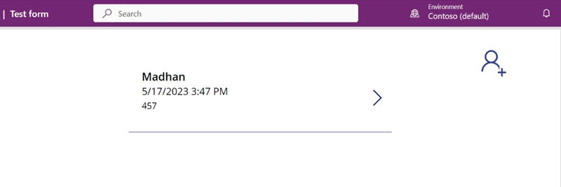 Build Form and Connect to table data