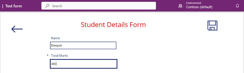 Build Form and Connect to table data