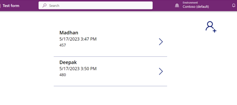 Build Form and Connect to table data