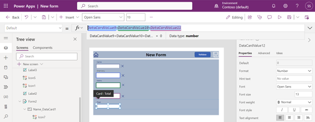 Forms Validation in Power apps