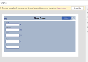 Forms Validation in Power apps