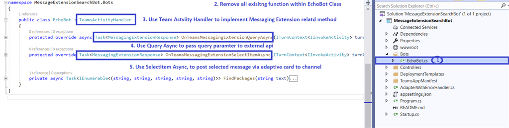 Build Search Based Messaging Extension With Microsoft Teams App