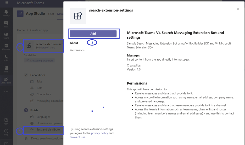 Build Search Based Messaging Extension With Microsoft Teams App