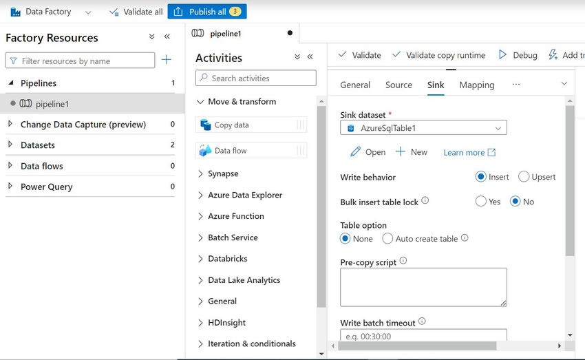 Build your First Azure Data Factory (ADF) Pipeline
