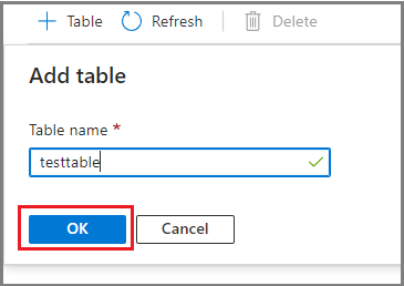 Build Your First Azure Storage Table