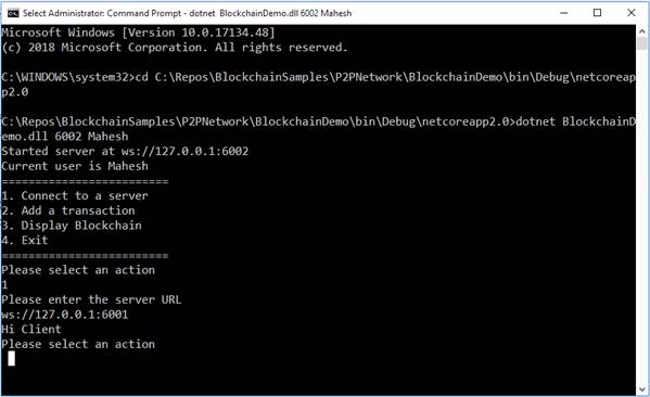 Blockchain in .NET Core 