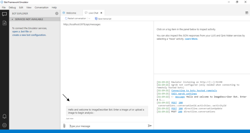 Building an Image Processor using Microsoft Bot Framework