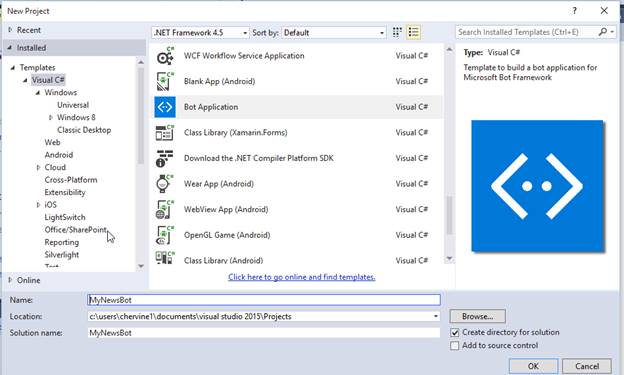 Microsoft Bot Framework