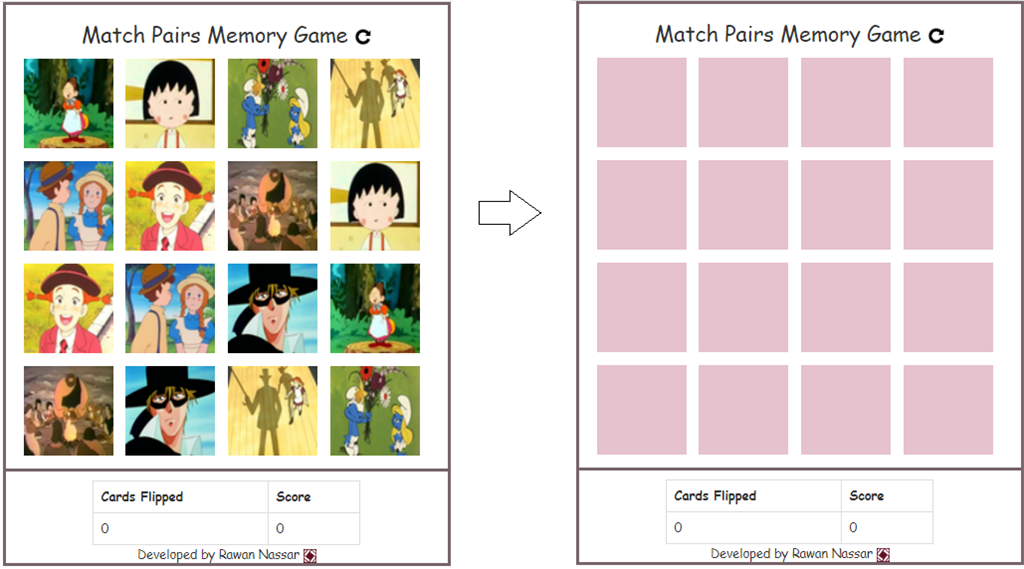 Building a Matching Pairs Memory Game Using Knockout JS